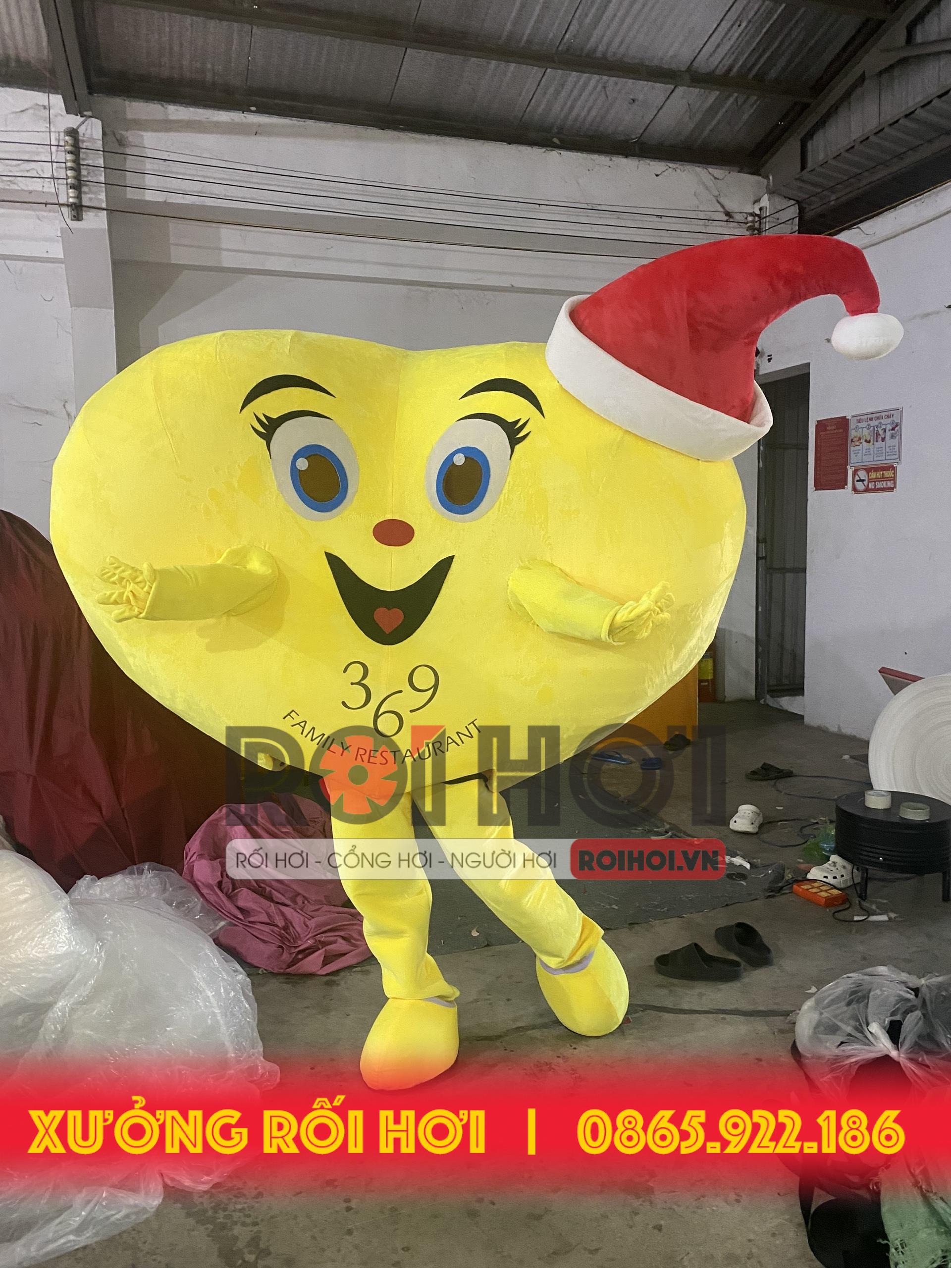 MASCOT TRÁI TIM VÀNG 7 MASCOT TRÁI TIM VÀNG